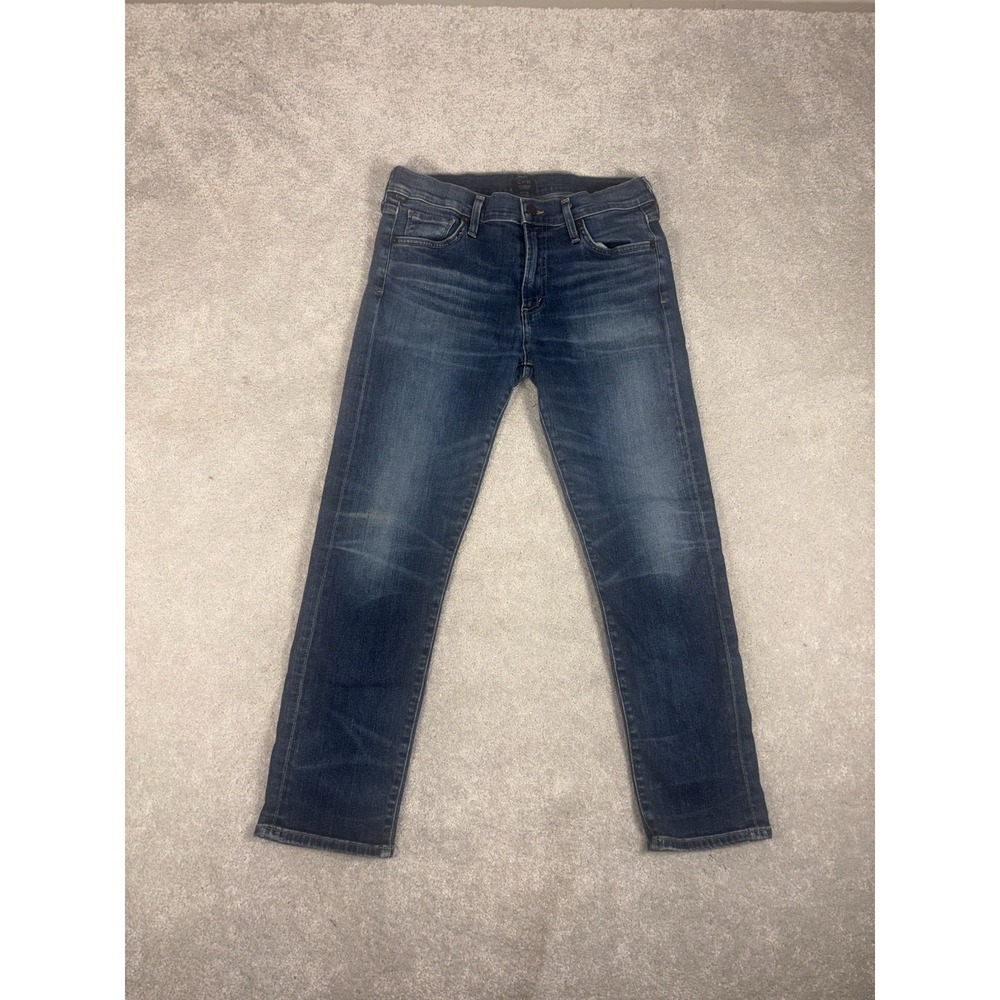 Citizens Of Humanity Agnes Mid Rise Women Jeans Slim Straight‎ Blue 28